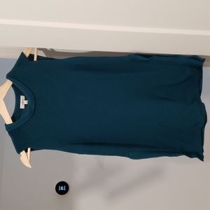 Aritzia teal knit tank in xs